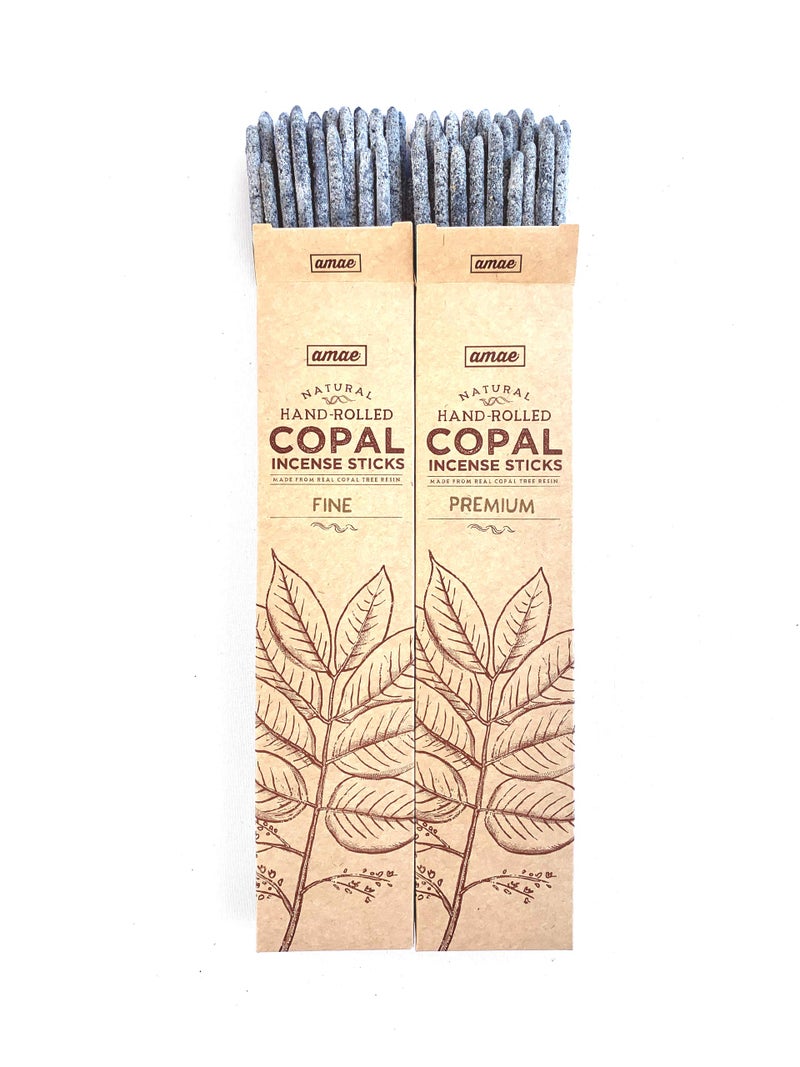 amae INCENSE Authentic 100% White Copal Incense Sticks - Thick, Natural Mayan Resin for Spiritual Practices, Meditation, Yoga, Cleansing, Relaxation - Smooth Burning, Long Lasting, Handmade in Mexico - 100 Sticks - Image 3